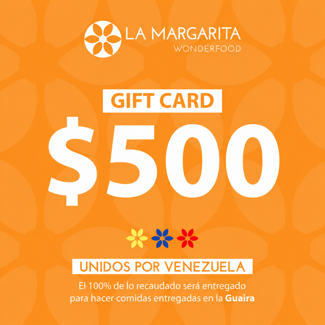 Unidos por Venezuela | Rifa Gift Card $500