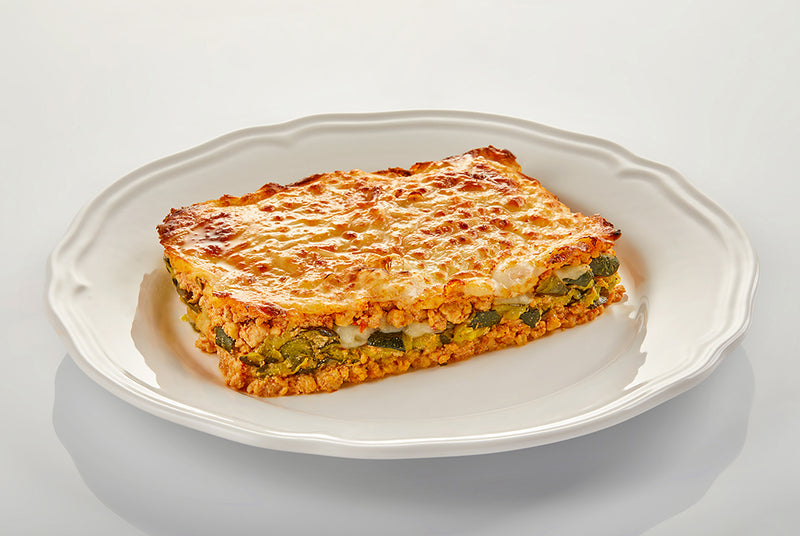 Lasaña de Calabacín y Pollo | Zucchini and Chicken Lasagna