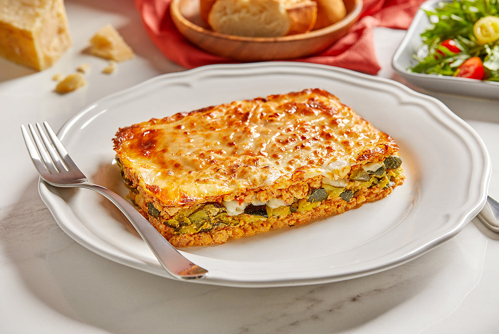 Lasaña de Calabacín y Pollo | Zucchini and Chicken Lasagna