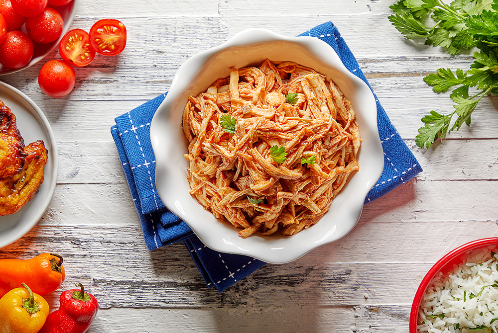 Pollo Mechado con Tomate | Shredded Chicken With Tomato
